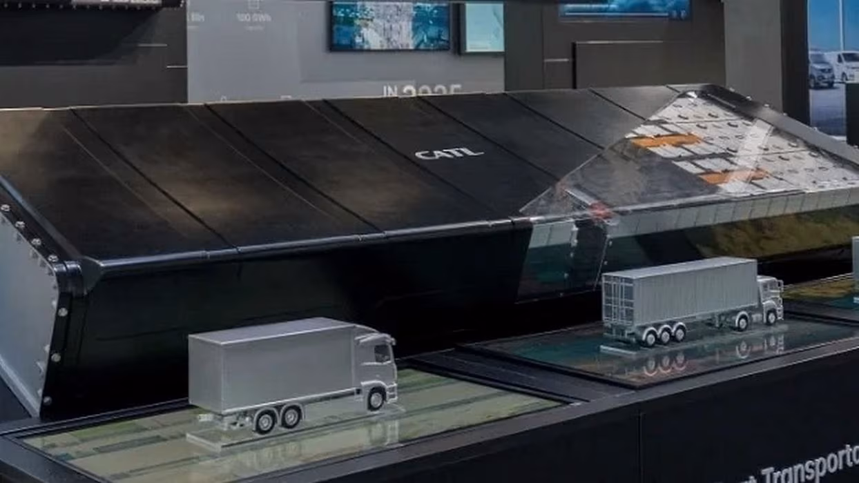 A CATL revelou a bateria que quer tornar a troca ultrarrápida realidade nos camiões elétricos europeus