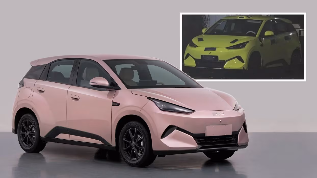 O elétrico mais barato da BYD vai ganhar um irmão maior, e já há imagens sem camuflagem