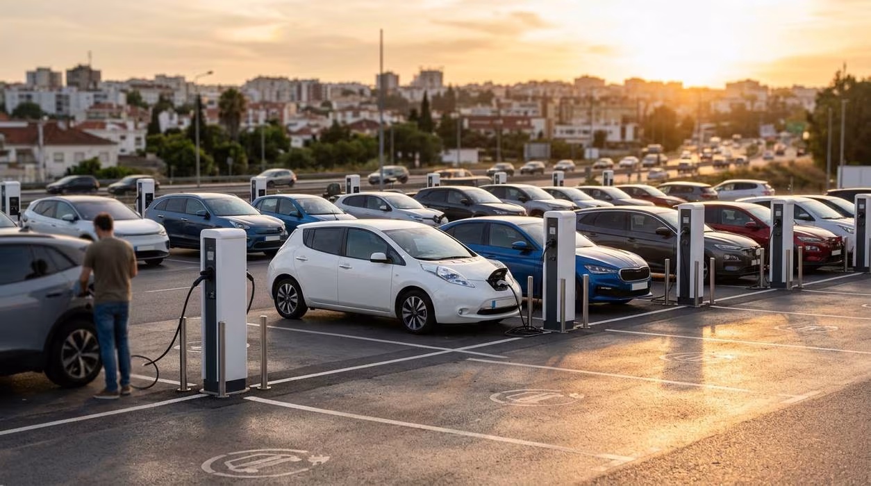 Quase metade dos carros vendidos em Portugal em setembro já eram elétricos