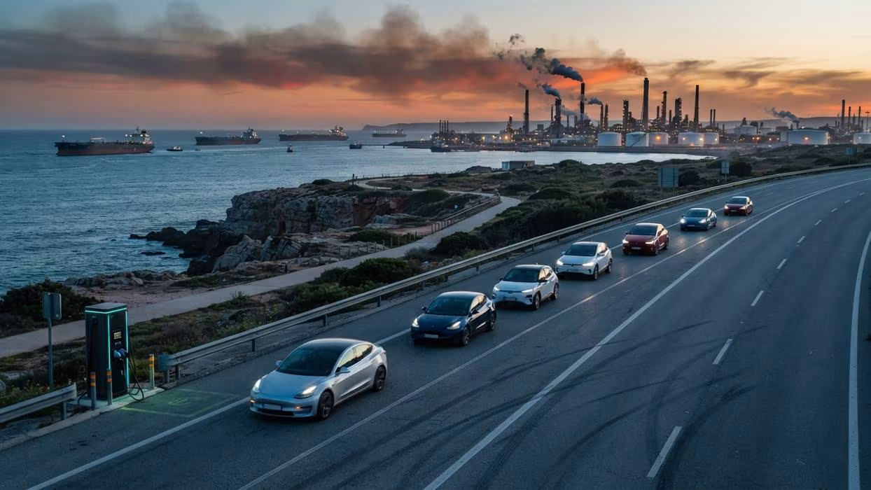 Os carros elétricos e híbridos plug-in terão evitado 200 milhões de barris de petróleo desde março, calcula a Ember, que não dá valores para Portugal