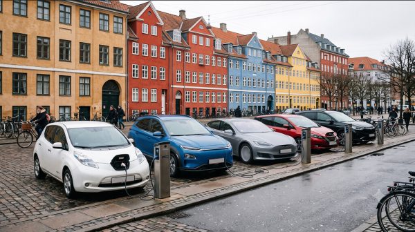 97% dos carros novos comprados por particulares na Dinamarca em julho eram elétricos: o número que faz os 25,3% de Portugal parecerem modestos