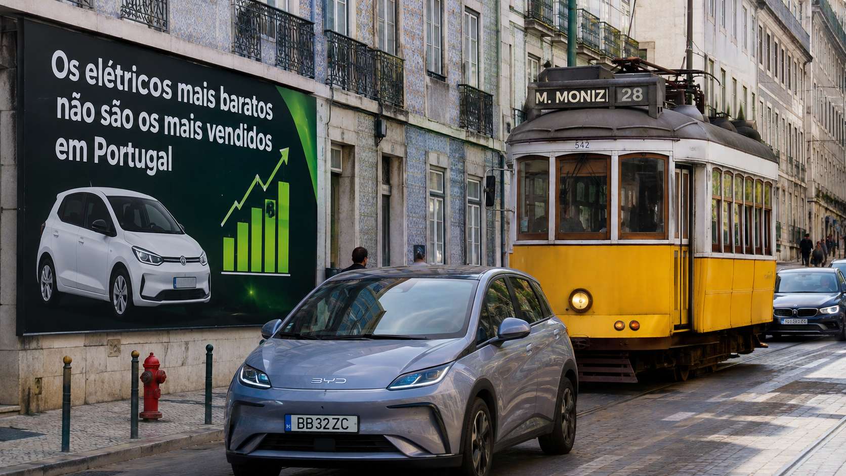 Os elétricos mais baratos não são os mais vendidos em Portugal, e há uma explicação que quase ninguém refere